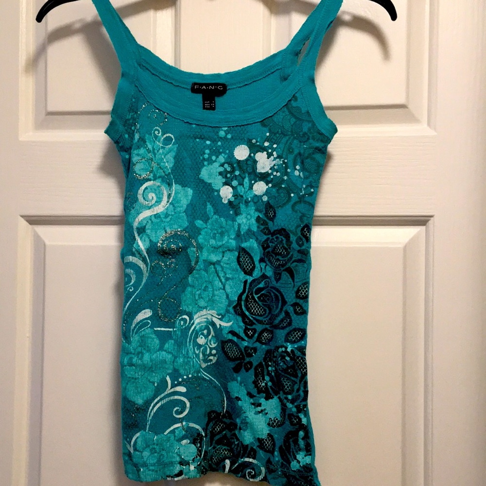 Sparkly tank top